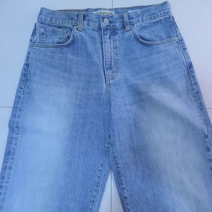 [BUNJANG] Nervous Selvedge Wide Denim Pants / 너버스 셀비지 와이드 데님 5