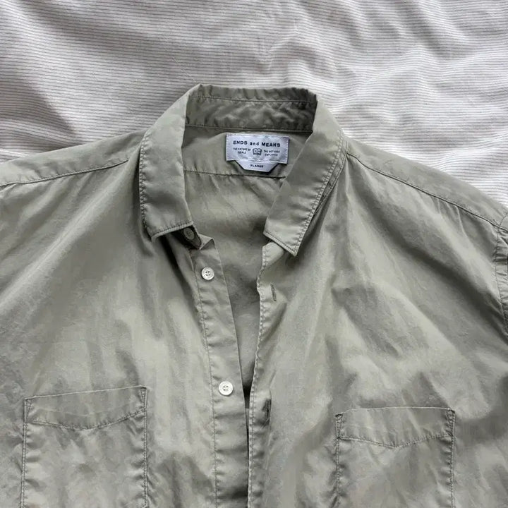 [BUNJANG] ends and means Aldous Shirt Sage XL / ends and means aldous셔츠
