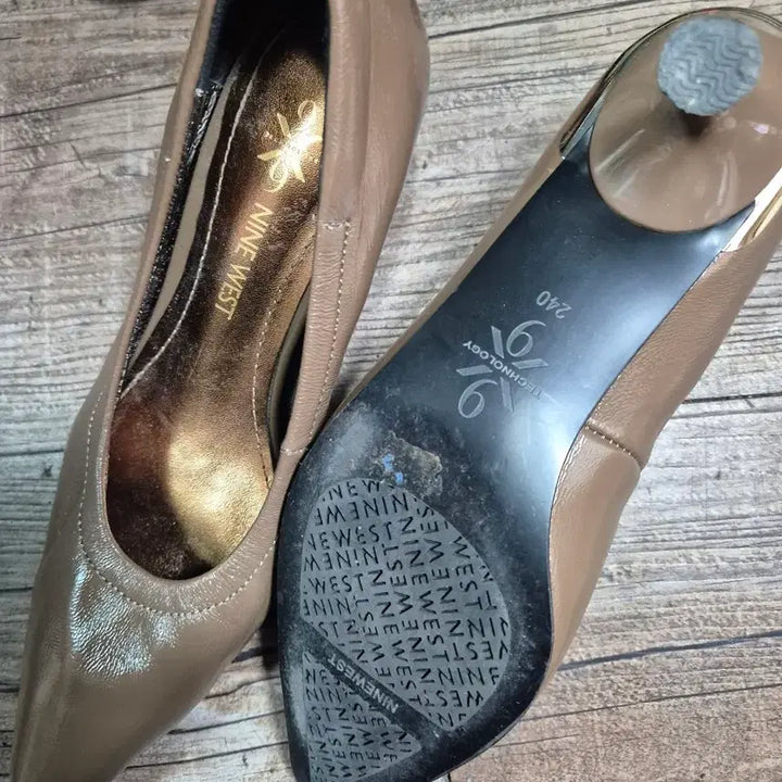 [BUNJANG] Nine West Beige Pumps Heel Women&