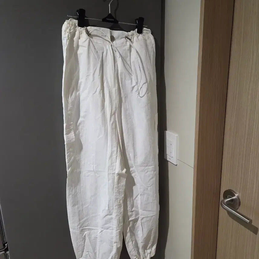 [BUNJANG] Summer Jogger Pants - White / 시원한 여름 조거팬츠 화이트