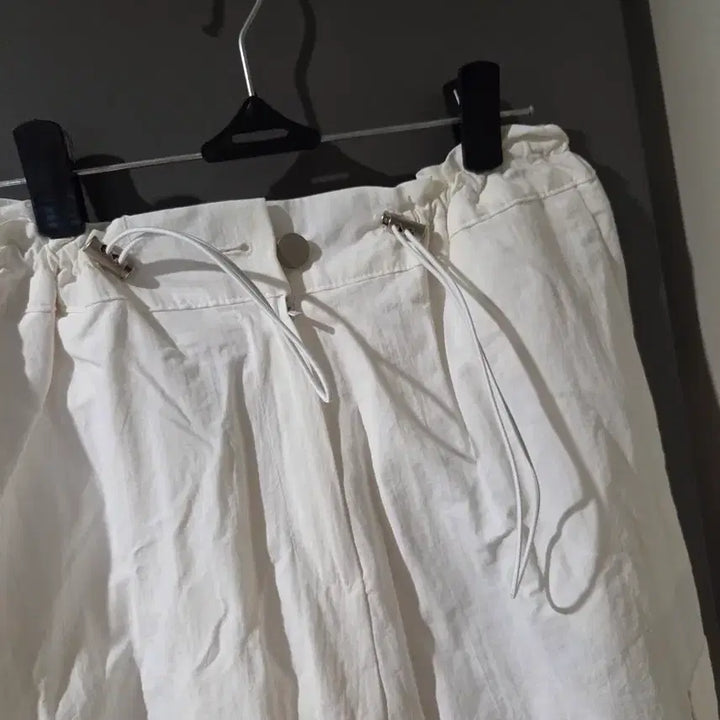 [BUNJANG] Summer Jogger Pants - White / 시원한 여름 조거팬츠 화이트