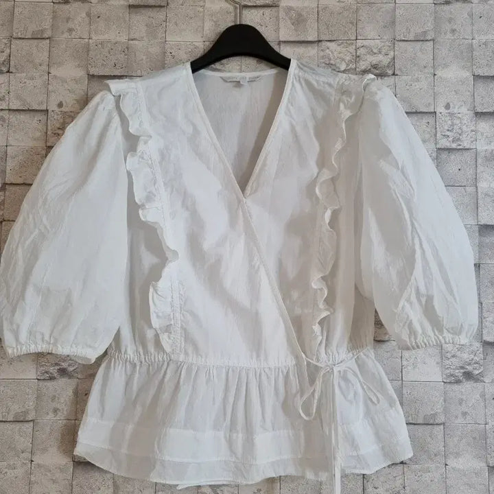 [BUNJANG] Olive des Olive White Ribbon Blouse / 올리브데올리브 화이트 블라우스