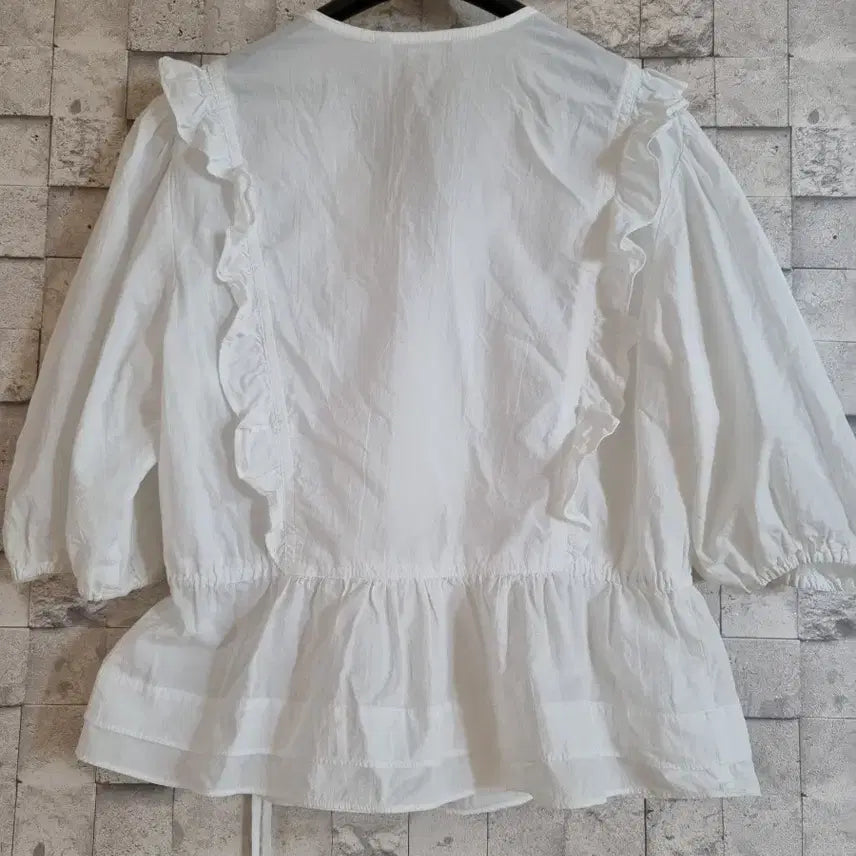 [BUNJANG] Olive des Olive White Ribbon Blouse / 올리브데올리브 화이트 블라우스