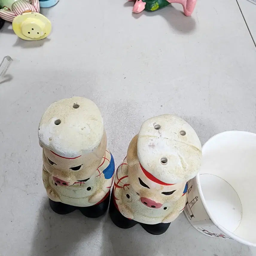 [BUNJANG] Vintage Pig Spice Jar Set / 오래된 