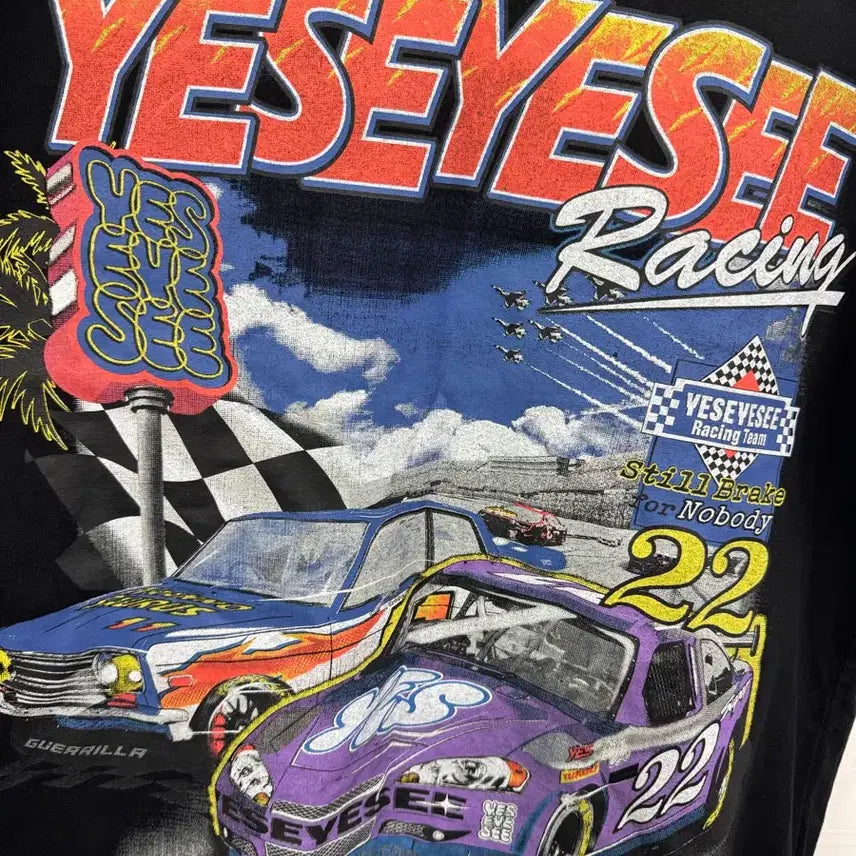 [BUNJANG] YESSE IC Racing Short Sleeve T-Shirt / (M)예스아이씨 레이싱 반팔티