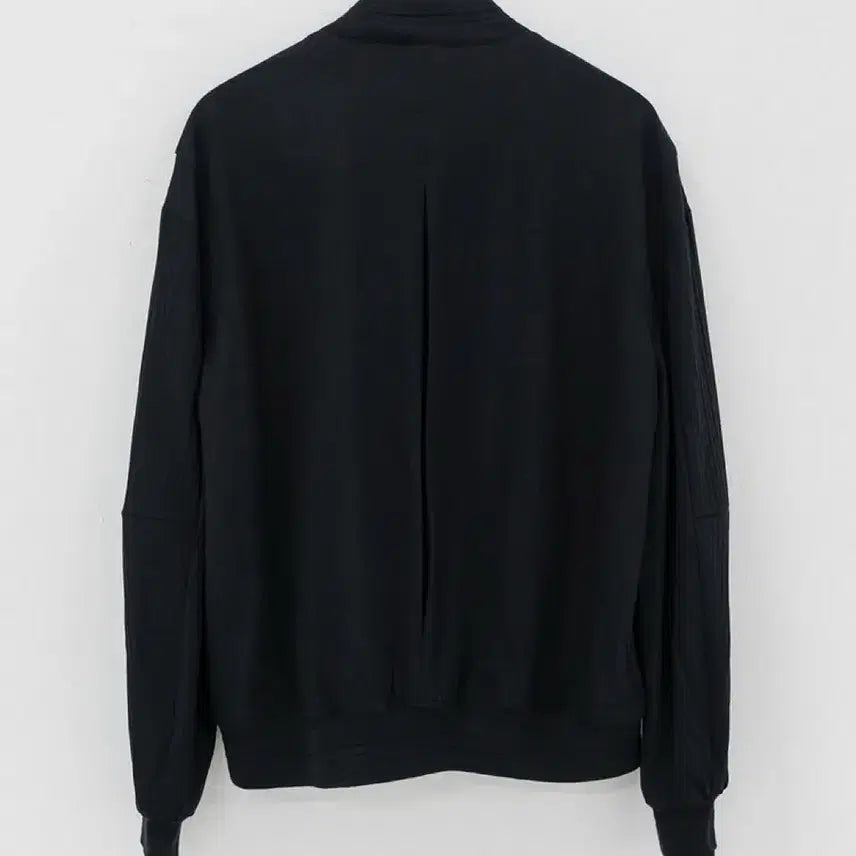 [BUNJANG] Polyteru Pinstripe Varsity Bomber Jacket Black Size 4 / 폴리테루) 핀스트라이프 바시티 블랙 4size