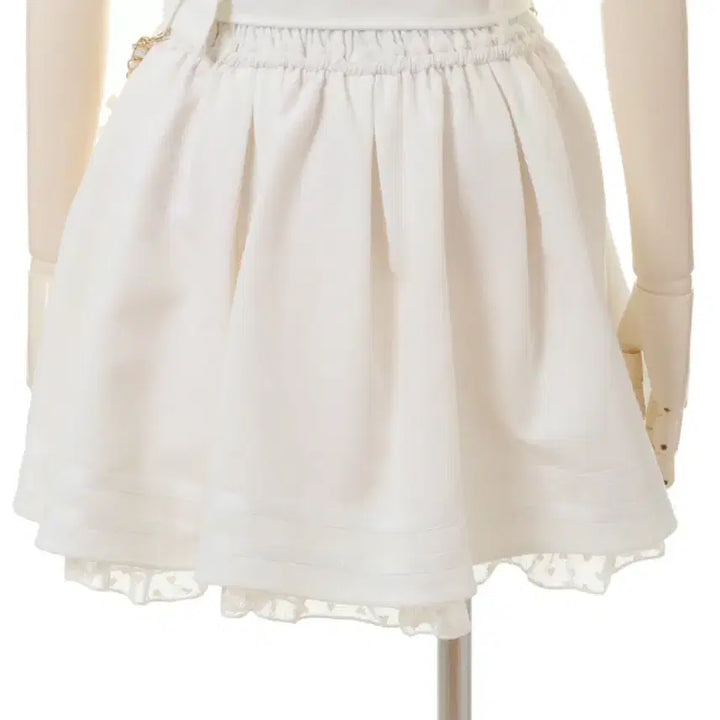 [BUNJANG] Lizlisa Heart Chain Belt Pleated Skirt (Sealed) / 미개봉 새상품 리즈리사 스커트 하트 체인 벨트 플리츠 양산형 지뢰계