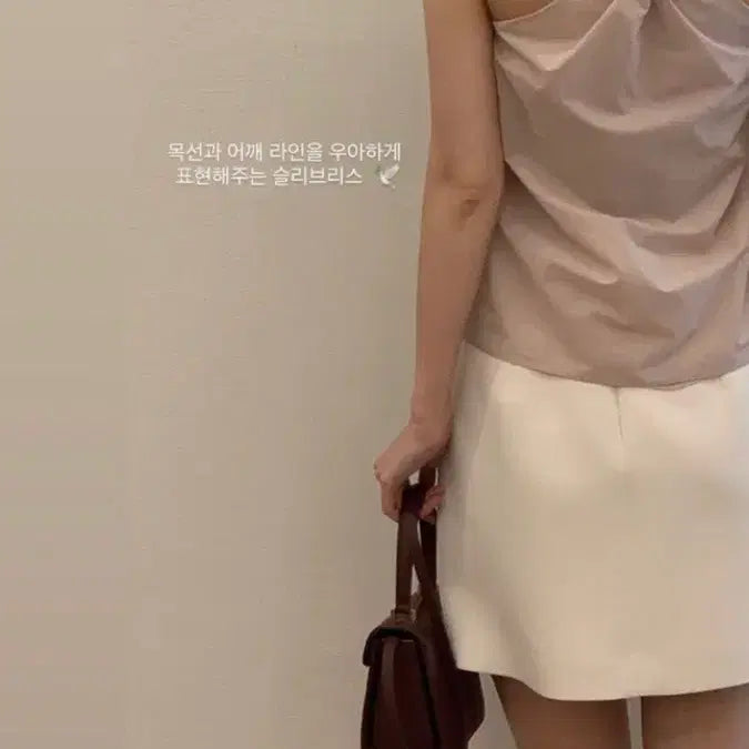 [BUNJANG] Sie Rorin Square Sleeveless Petal Pink S / [새상품] 시에 sie 로린 스퀘어 슬리브리스 페탈핑크 S