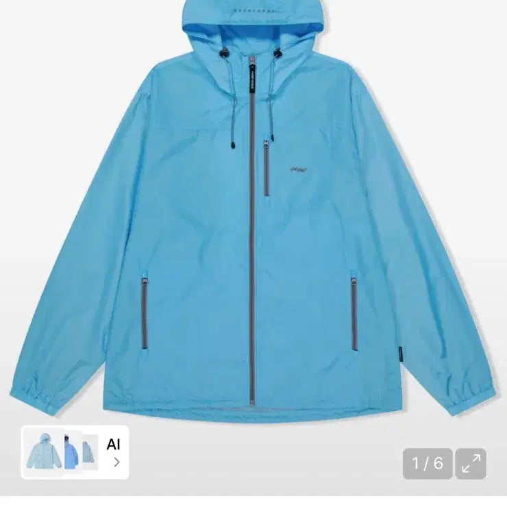 [BUNJANG] YESEEC Sky Blue Windbreaker / 예스아이씨 바람막이 스카이블루