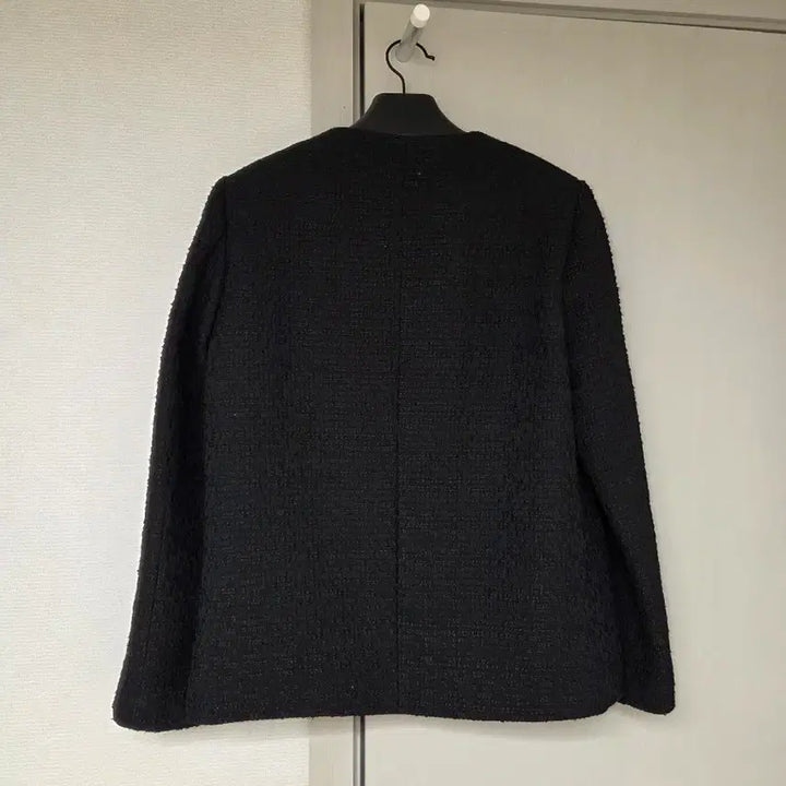 [BUNJANG] Black Tweed Jacket with Silver Buttons / 트위드 자켓