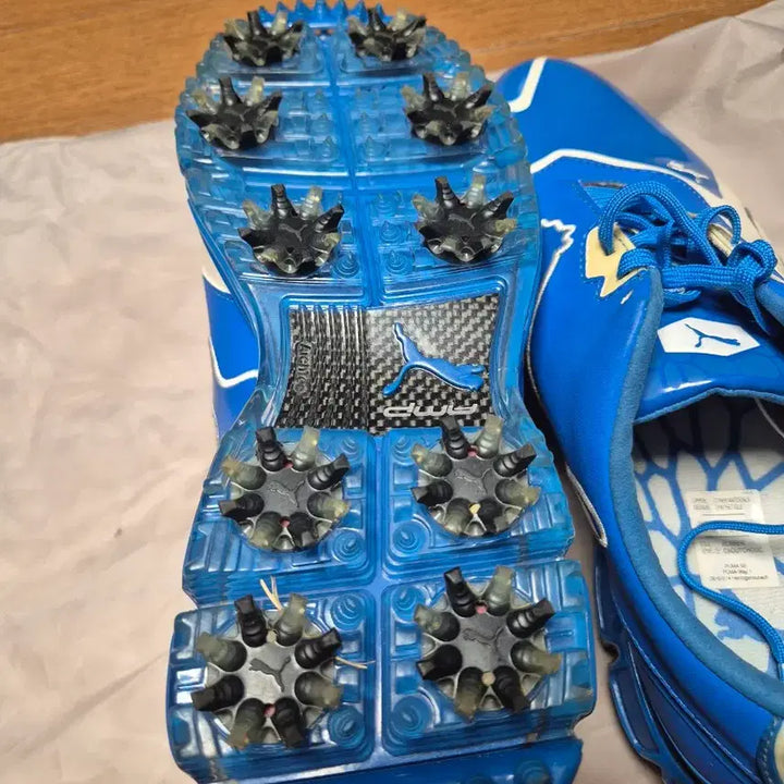 [BUNJANG] Puma AMP Cell Fusion Golf Shoes 255 Blue / 푸마 앰프 셀 퓨전 골프화 255 블루