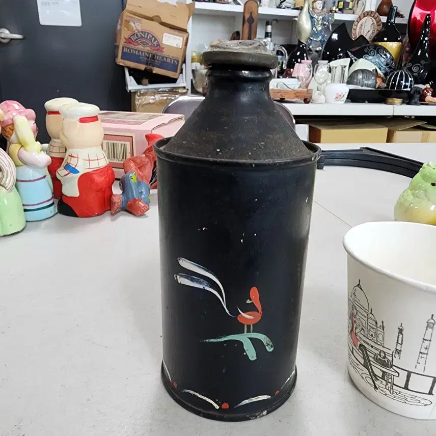 [BUNJANG] Vintage European Handmade Tin Spice Jar / 유럽에서온 옛날 양철 핸드메이드 