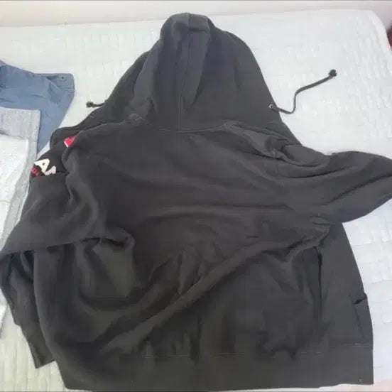 [BUNJANG] Polo Ralph Lauren Black Logo Hoodie Zip-Up / 폴로 후드집업