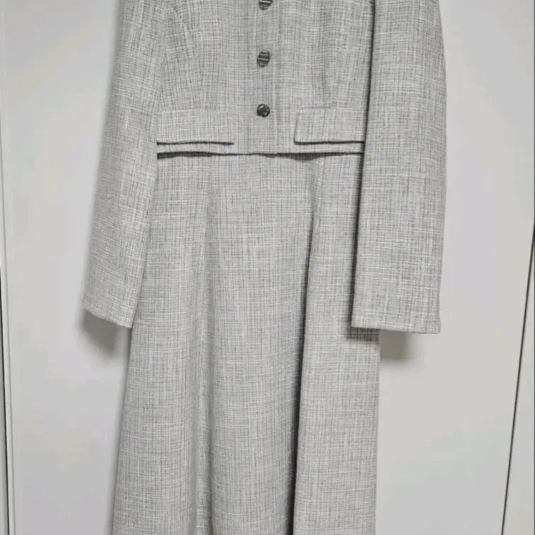 [BUNJANG] It MICHAA Tweed Long Dress / 잇미샤 트위드 원피스