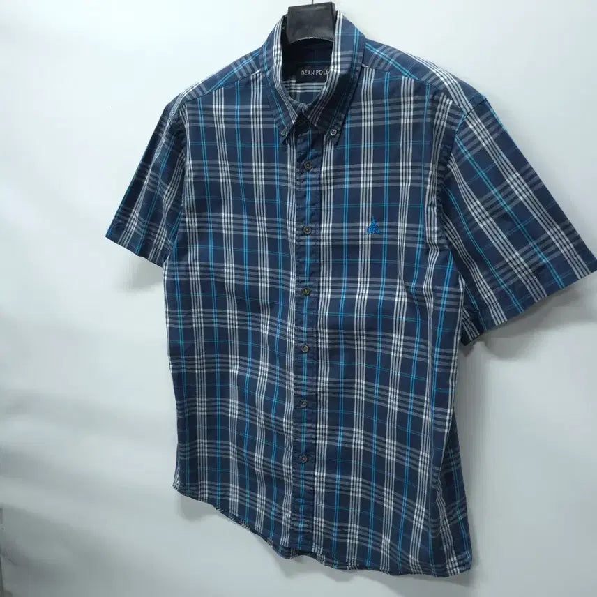 [BUNJANG] Beanpole Classic Check Pattern Button-Up Shirt (Size 95-100) / 빈폴 올드스쿨 클래식 체크 셔츠 (95~100)