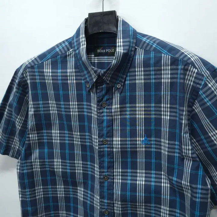 [BUNJANG] Beanpole Classic Check Pattern Button-Up Shirt (Size 95-100) / 빈폴 올드스쿨 클래식 체크 셔츠 (95~100)