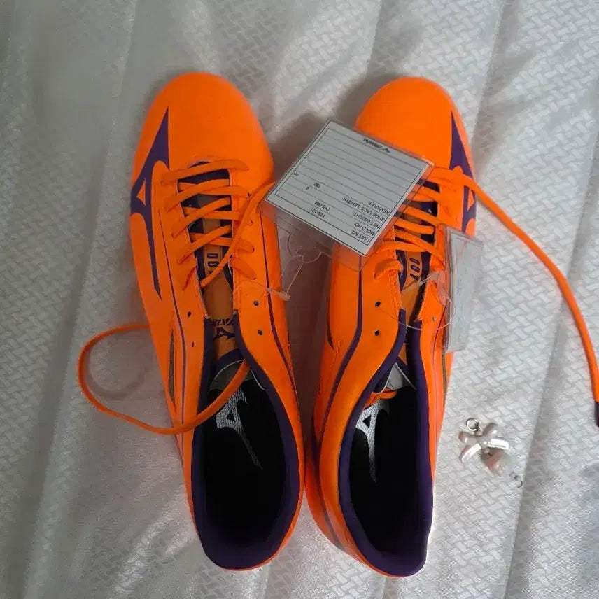 [BUNJANG] Mizuno Orange Soccer Cleats (265mm) / 미즈노 오렌지 축구화 새상품 265사이즈