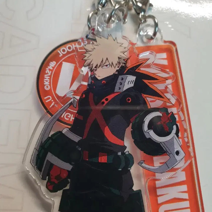 [BUNJANG] My Hero Academia Bakugo Keychain + Photocard Set / 나히아 바쿠고 키링+포토카드