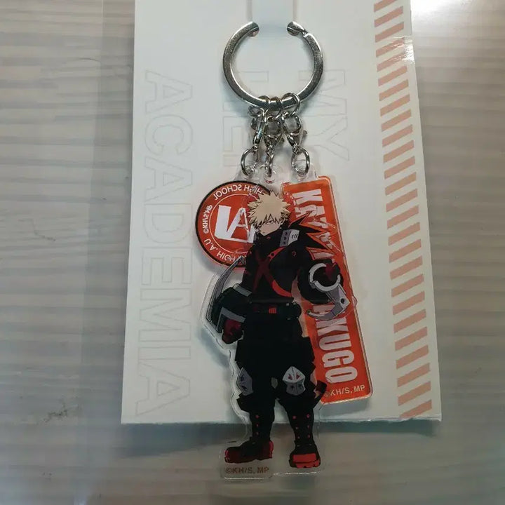 [BUNJANG] My Hero Academia Bakugo Keychain + Photocard Set / 나히아 바쿠고 키링+포토카드