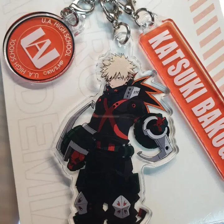 [BUNJANG] My Hero Academia Bakugo Keychain + Photocard Set / 나히아 바쿠고 키링+포토카드