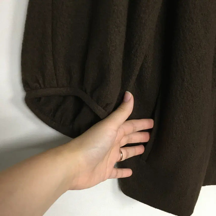 [BUNJANG] ISAE Puff Sleeve Wool Jacket / ISAE 이새 퍼프소매 울 자켓 8