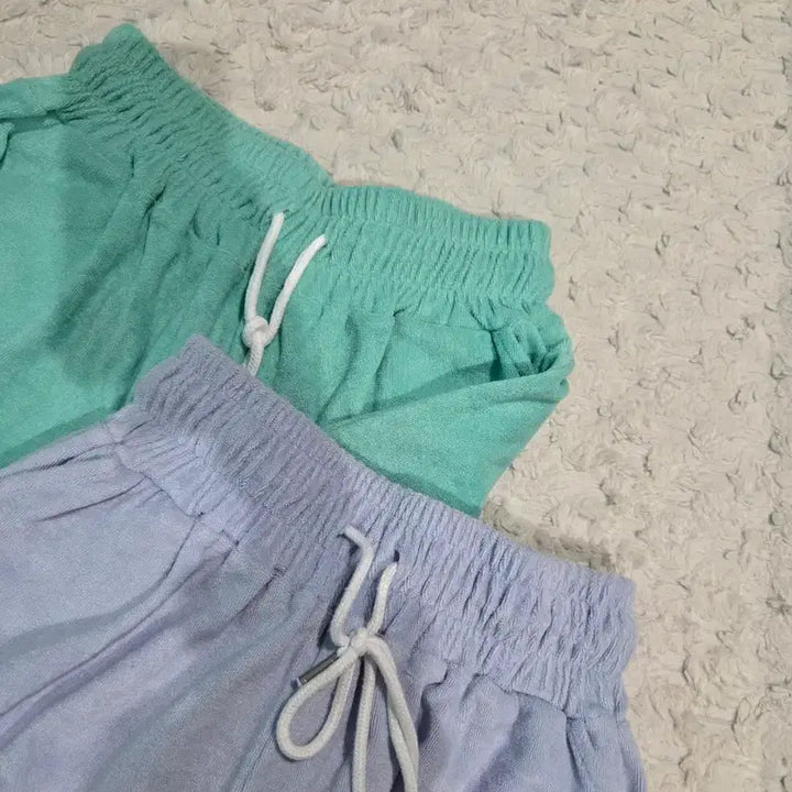[BUNJANG] Love Bunny High-Waisted Terry Banding Shorts / 러브바니 하이웨스트 타올 밴딩반바지