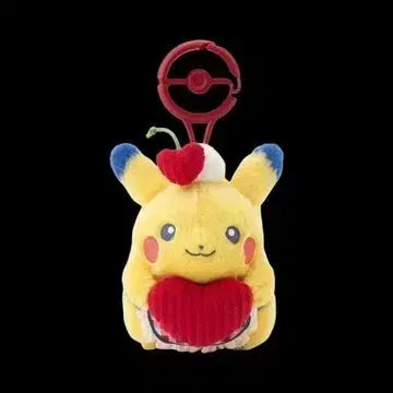 [BUNJANG] Retro Diner Heart Pikachu Mascot Plush / 레트로 다이너 하트 피카츄 마스코트 인형