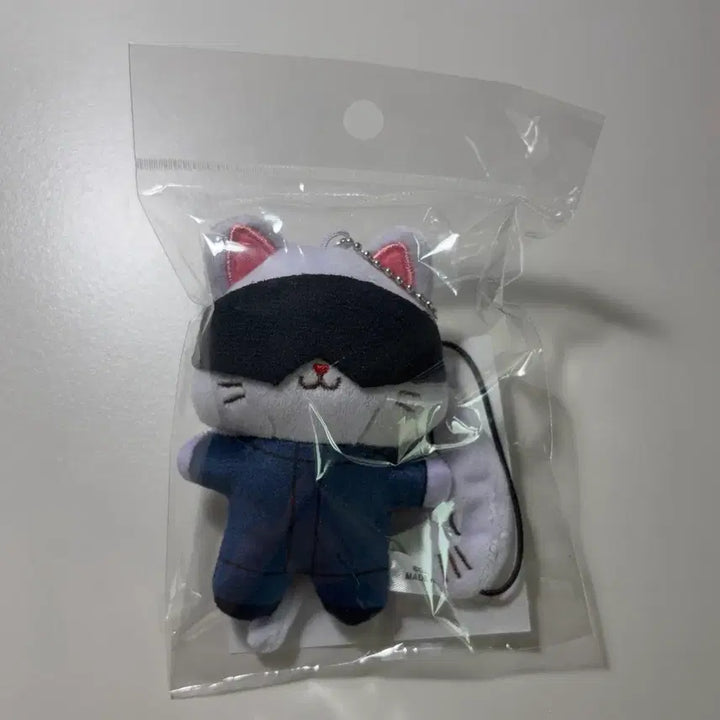 [BUNJANG] Jujutsu Kaisen withCAT Mini Neko Nuii Keychain Gojo / 주술회전 withCAT 미니 네코누이 키홀더 고죠