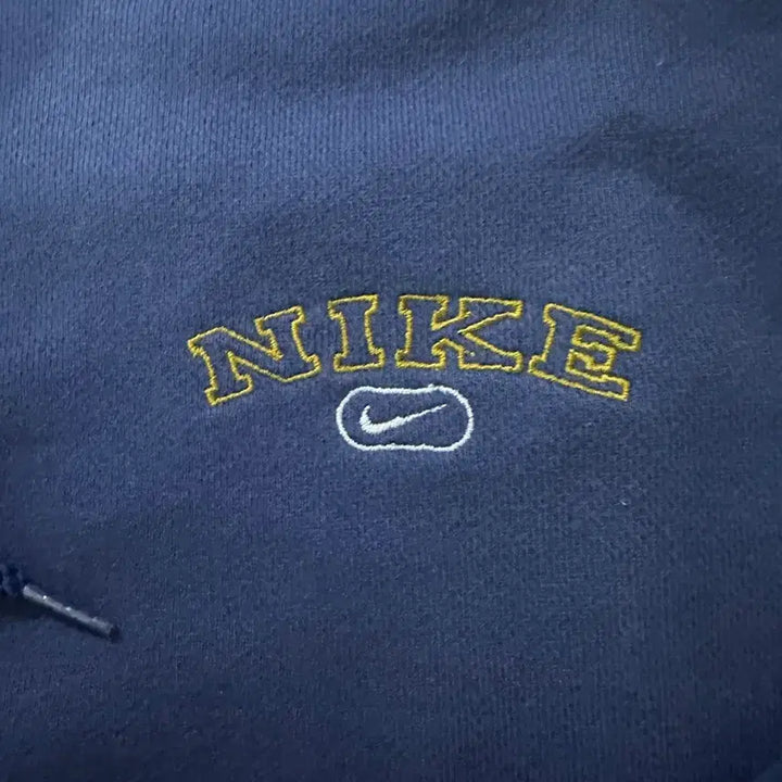[BUNJANG] 90s Nike Vintage Hooded Sweatshirt Navy / 90s 올드스쿨 나이키 빈티지 후드티 네이비