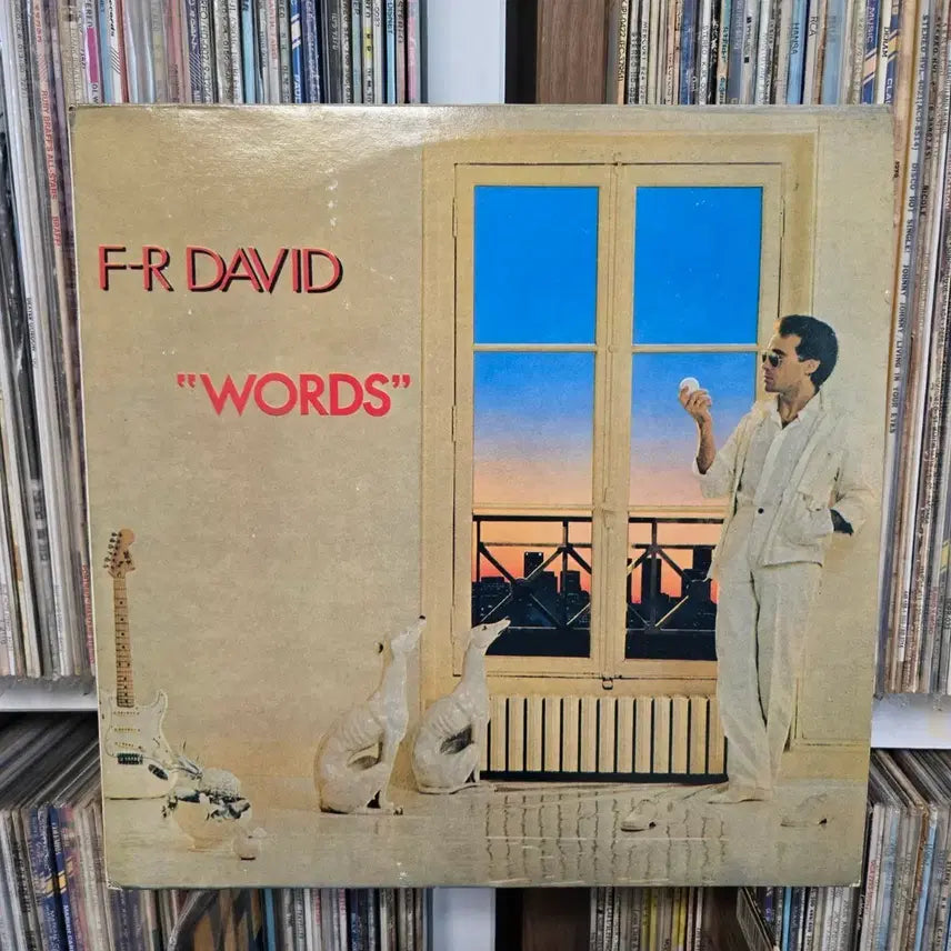 [BUNJANG] F.R. David WORDS LP Vinyl Mint Condition / F.R 데이비드 LP판 민트급 WORDS 수록