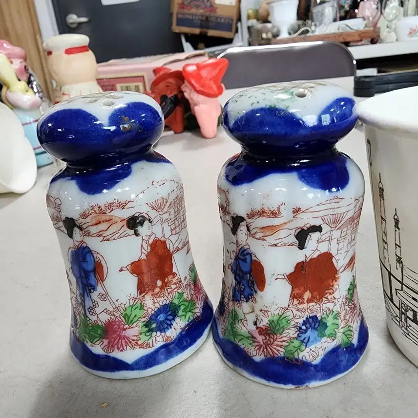 [BUNJANG] Vintage Japanese Ceramic Spice Jar Set / Japan 옛날 