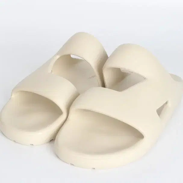 [BUNJANG] Bottega Veneta Rubber Band Slides Beige / 보테가베네타 러버 밴드 슬리퍼 베이지 44(290)