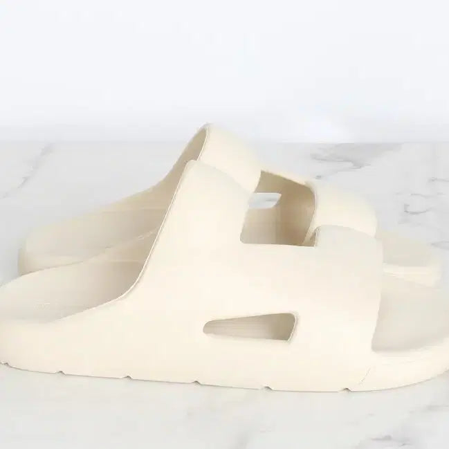 [BUNJANG] Bottega Veneta Rubber Band Slides Beige / 보테가베네타 러버 밴드 슬리퍼 베이지 44(290)