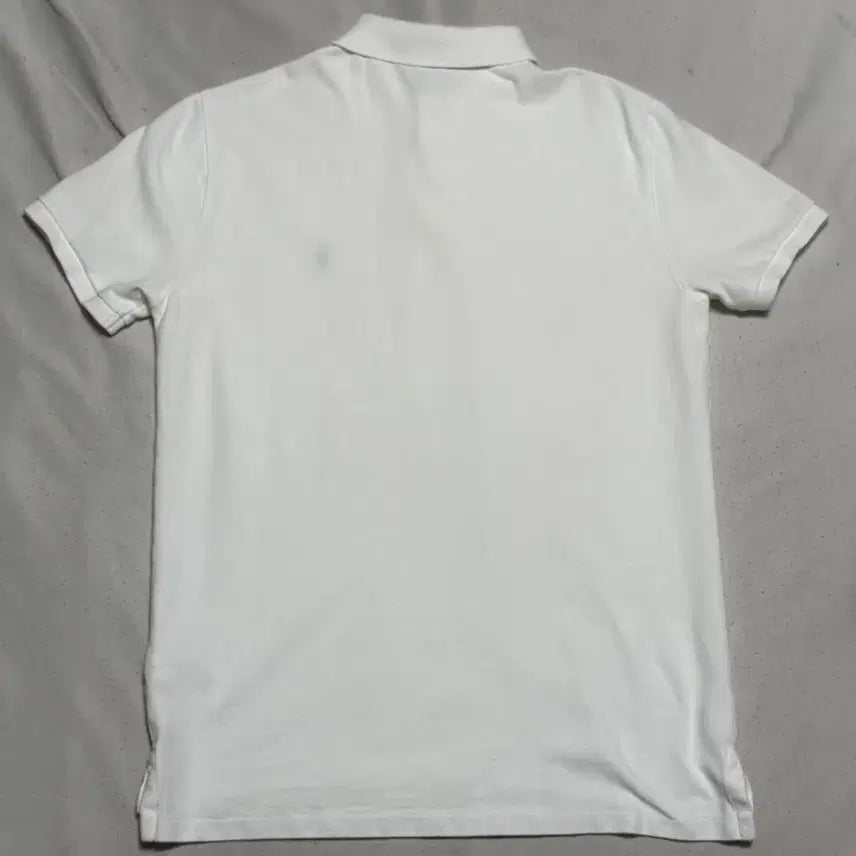 [BUNJANG] Polo Ralph Lauren Custom Slim Fit White Collar Short Sleeve T-shirt Medium / 폴로랄프로렌 커스텀슬림핏 White 카라 반팔티 M