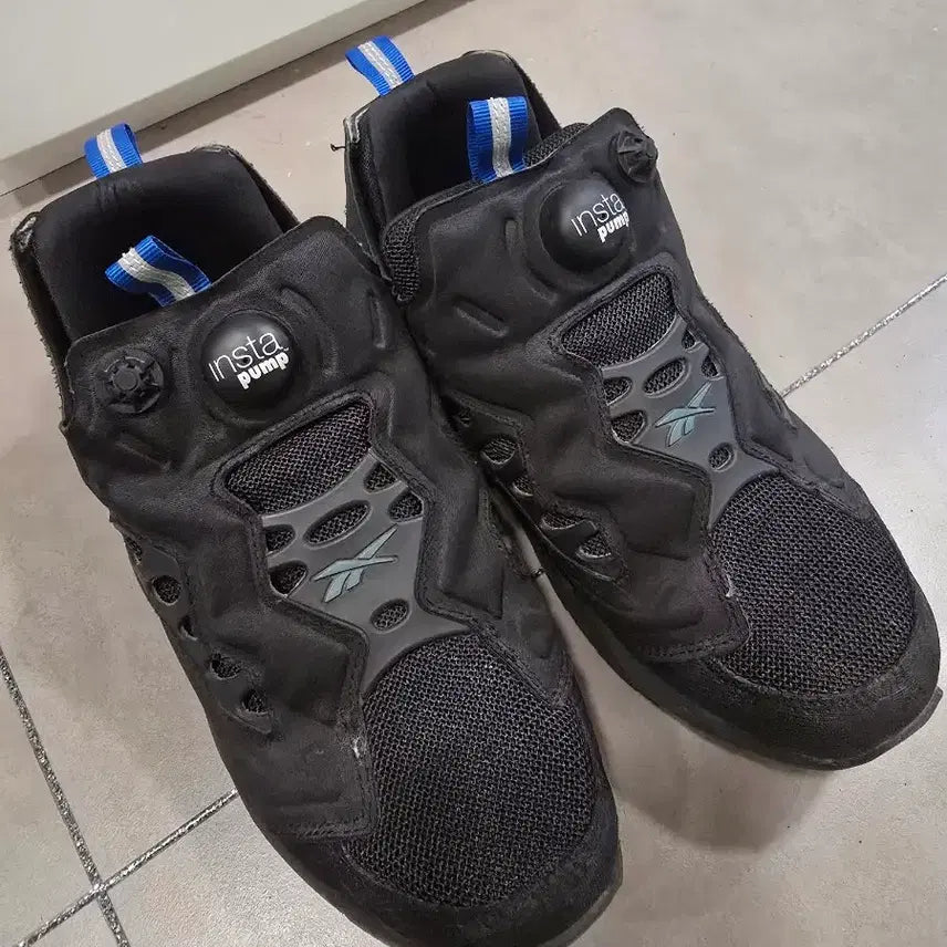 [BUNJANG] Reebok Instapump Fury Black Sneakers / 리복 인스타펌프 퓨리 블랙 (250)