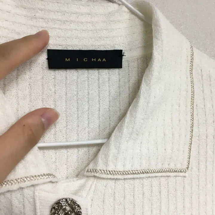 [BUNJANG] MICHAA Button Short Sleeve Knit / MICHAA 미샤 버튼 반팔 니트 55