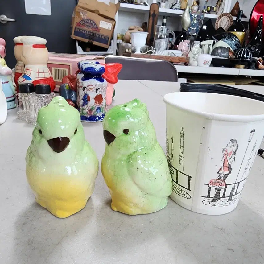 [BUNJANG] Vintage Ceramic Seasoning Jar Set / 옛날 