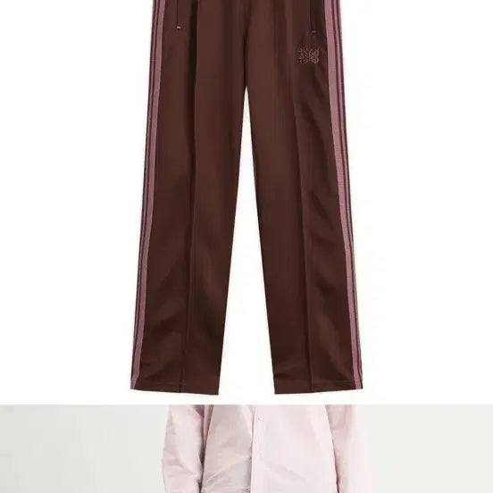 [BUNJANG] Needles RW316 Track Pants Brown / 니들스 RW316 브라운 트랙 팬츠