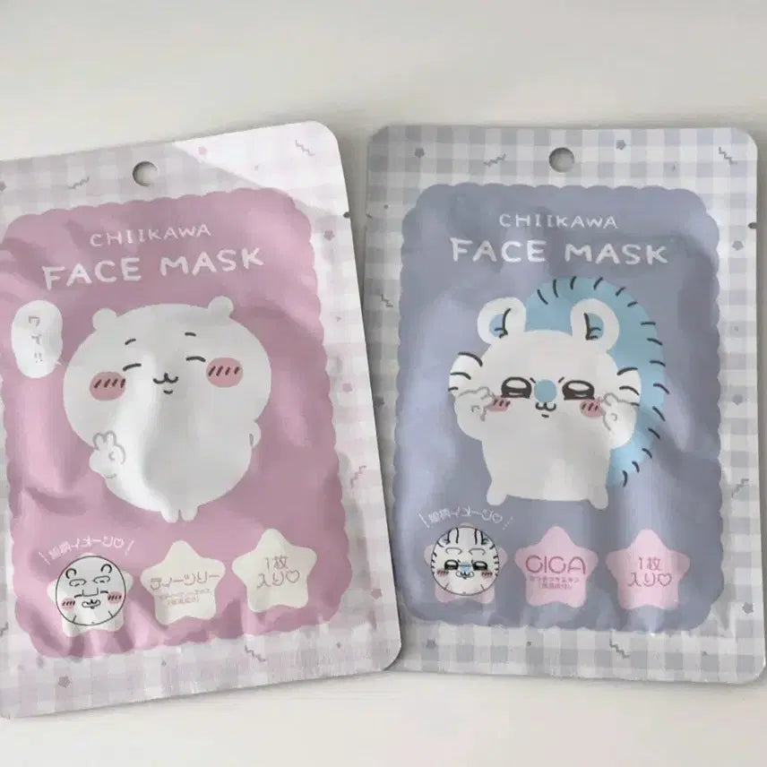 [BUNJANG] Chiikawa Momonga Skincare Mask Pack (Authentic Japanese Product) / 치이카와 마스크팩 일본정품 모몽가 스킨팩 먼작귀 모몬가