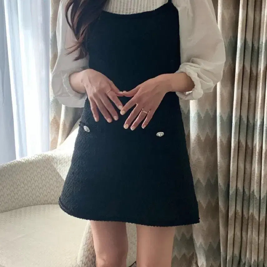 [BUNJANG] Shop Minette Tweed Dress / (새상품 택O) 샵미네트 트위드 원피스