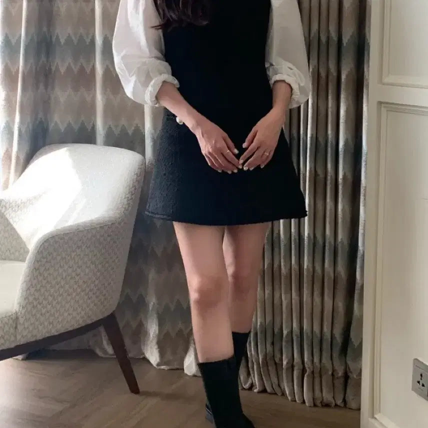 [BUNJANG] Shop Minette Tweed Dress / (새상품 택O) 샵미네트 트위드 원피스