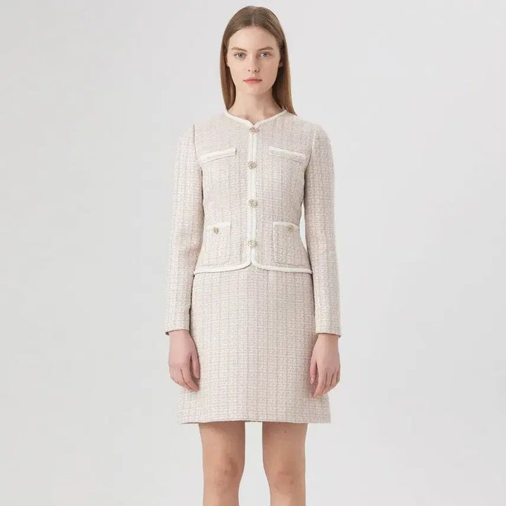[BUNJANG] LINE Tweed Dress / 라인(LINE) 트위드원피스 55 새상품