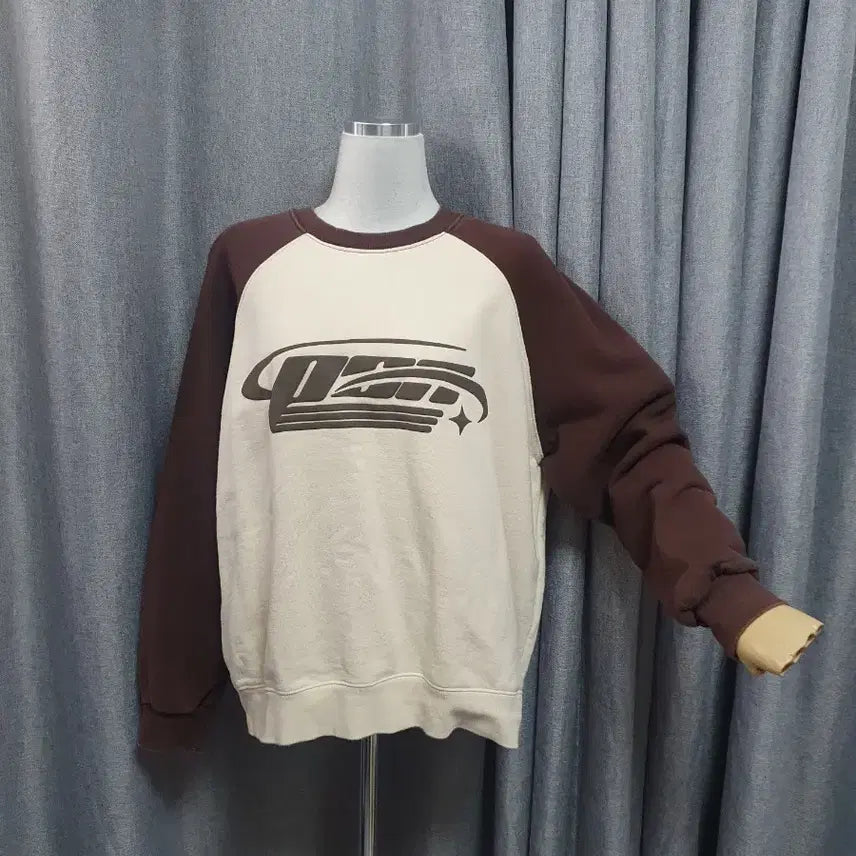 [BUNJANG] Compagno Colorblock French Terry Sweatshirt / 꼼파뇨 배색 쭈리맨투맨
