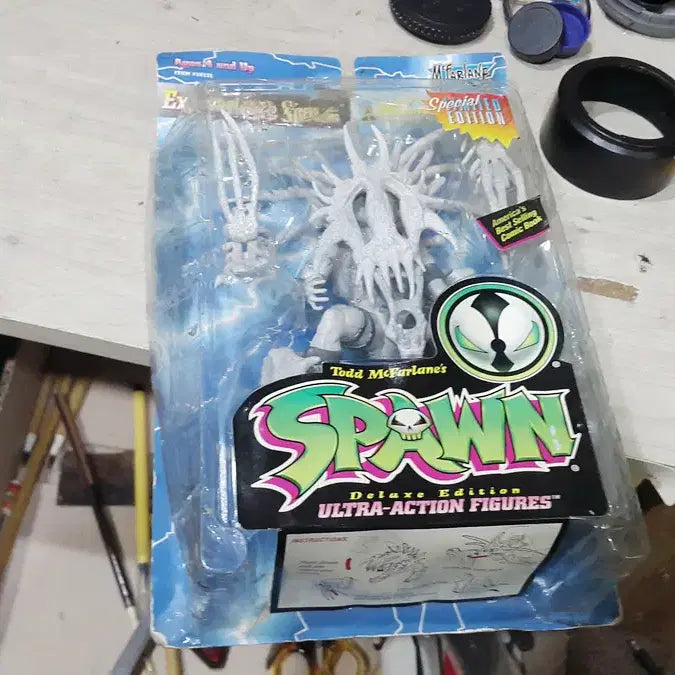[BUNJANG] McFarlane Toys Spawn Deluxe Edition Ultra Action Figure (1998/Early 2000s, OEM, Sealed) / 1990 미개봉 엑소 스켈레톤 스폰 피규어