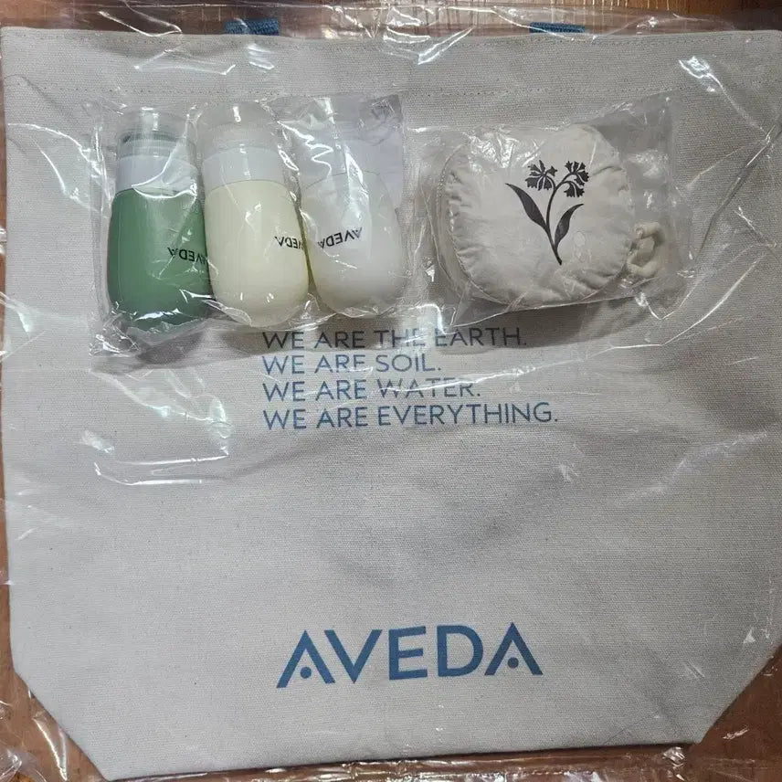 [BUNJANG] Aveda Eco Bag, Tote Bag, Travel Bottle Set / 아베다 에코백,토트백,트래블공병세트