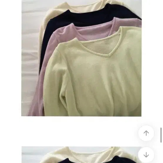 [BUNJANG] Cashmere Wool V-Neck Cropped Knit / 캐시미어 울 브이넥 크롭 니트