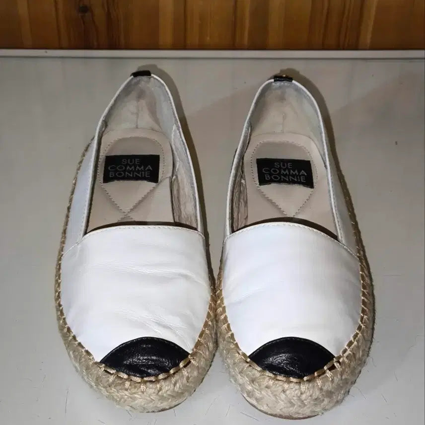 [BUNJANG] SUECOMMA BONNIE Leather Espadrille Slip-on / 350 225mm 슈콤마보니 레더 에스파듀 슬립온