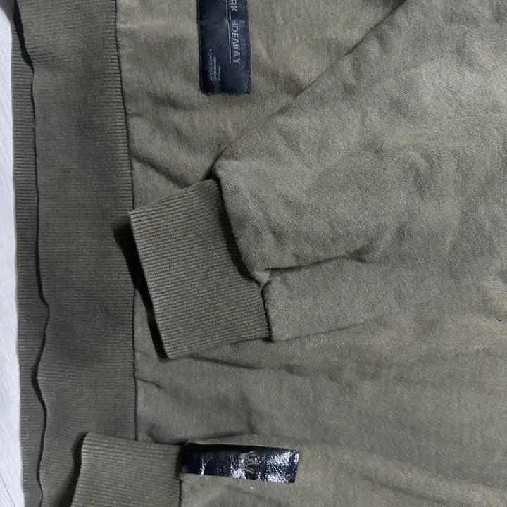 [BUNJANG] Life Work Crewneck Sweatshirt Khaki L / 라이프워크 맨투맨 티셔츠 카키 L