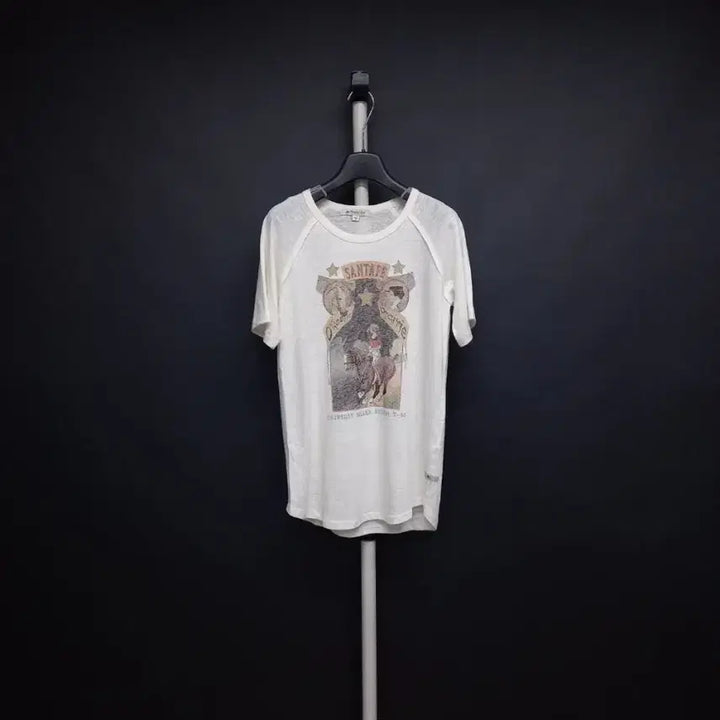 [BUNJANG] Thursday Island Linen Blend Short Sleeve T-Shirt Ivory Size S / 새 써스데이아일랜드 춘하 마 반팔티셔츠 55