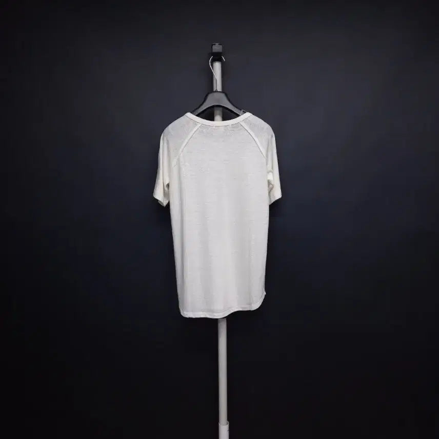 [BUNJANG] Thursday Island Linen Blend Short Sleeve T-Shirt Ivory Size S / 새 써스데이아일랜드 춘하 마 반팔티셔츠 55
